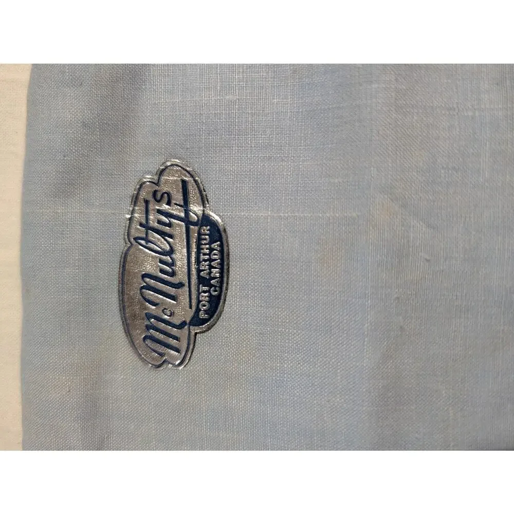 Charming Vintage Madeira Embroidered Linen Towel - Deadstock Gem